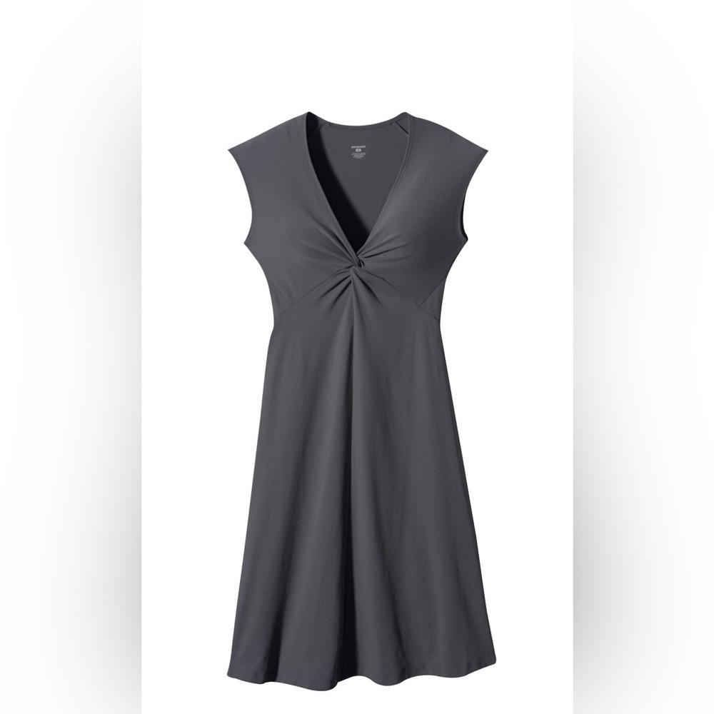 Patagonia Bandha Dress Women’s Small Smoke Gray Knee Length